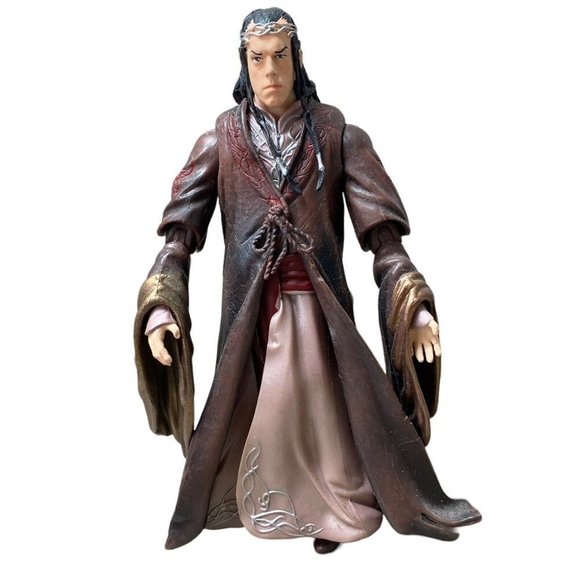 LOTR FOTR Elrond Of Rivendell Lord Of The Rings Action Figure 2004 Marvel 7" - Picture 1 of 5